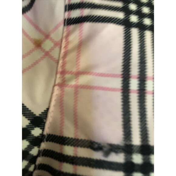 AW Golf Womens Pullover Windbreaker 1/4 Zip Collar Pink Plaid Mesh Lined Size 1X - Picture 9 of 9